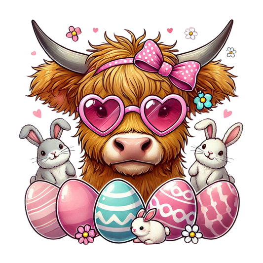 Easter Highland Cow