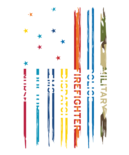 First Responder Flag DTF Print