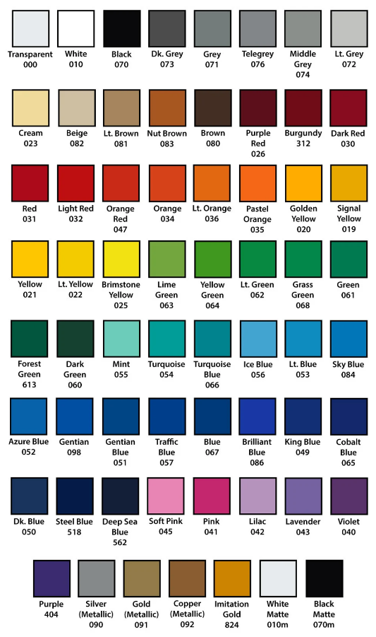 Decals (Solid Color)