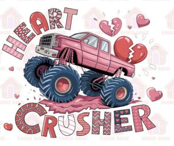 Heart Crusher DTF Prints