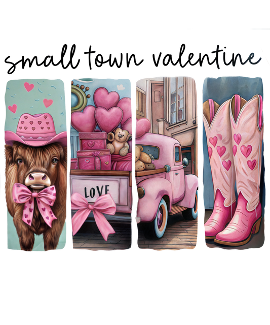 Small Town Valentine DTF print