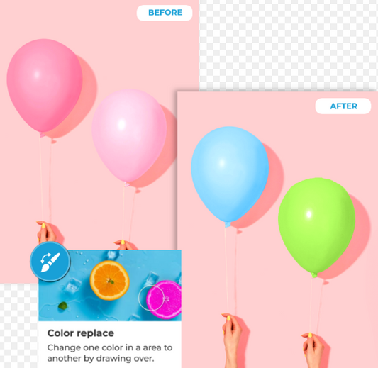 Edit colors in image by Breezy