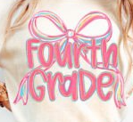Pre-K - Fourth Grade Bow t-shirt