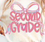 Pre-K - Fourth Grade Bow t-shirt